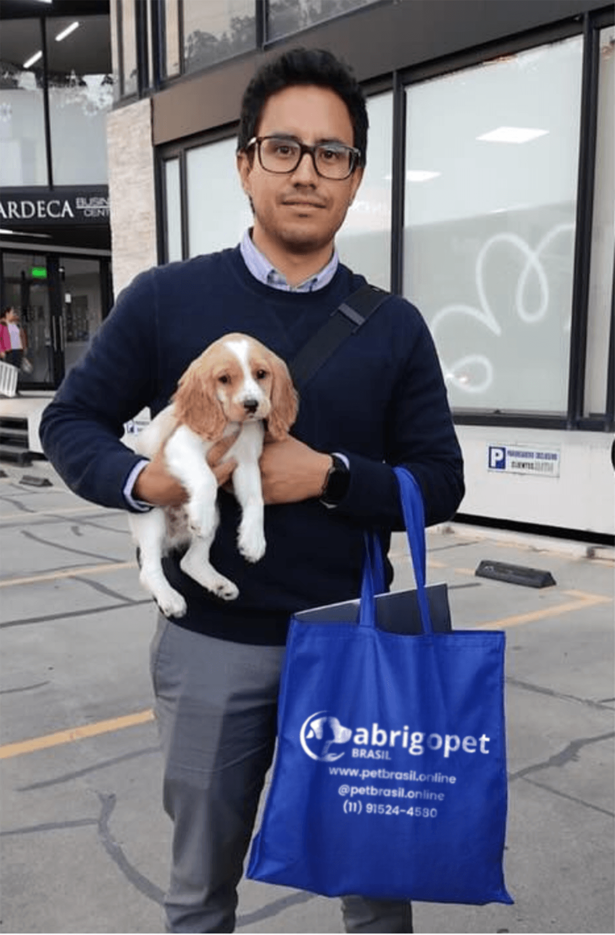 Vinícius e sua cadelinha Sofia!