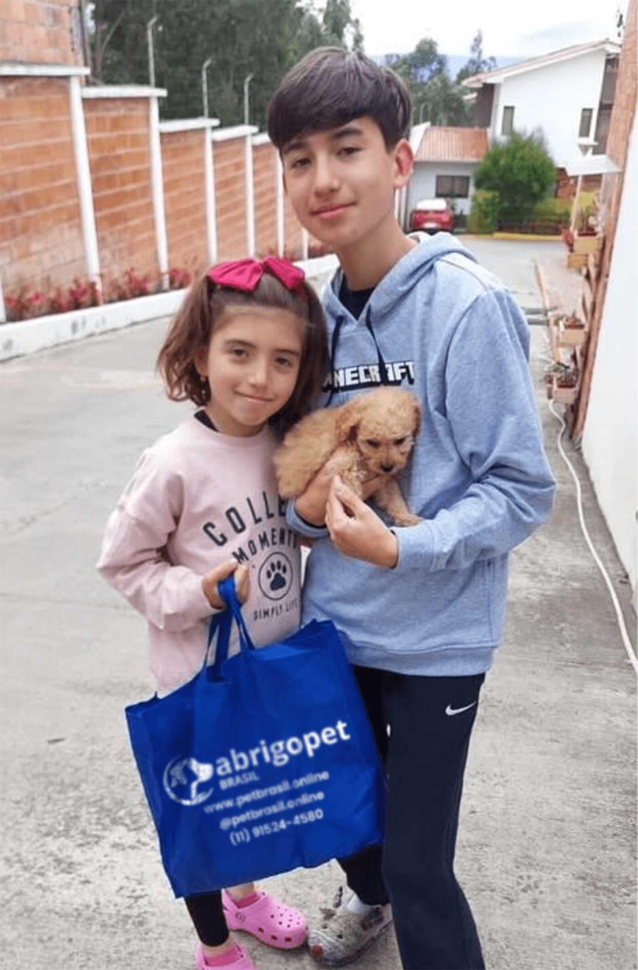 Igor e Gabi com seu Golden Pipoca!